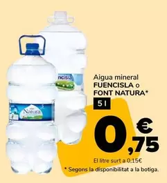 Fuencisla / Font Natura