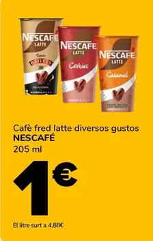 Nescafé - Cafe Fred Latte Diversos Gustos
