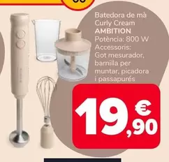 Ambition - Batedora De Ma Curly Cream