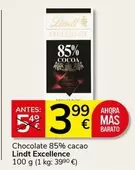 Lindt - Excellence Chocolate 85% Cacao