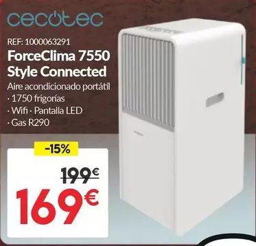 Cecotec - ForceClima 7550 Style Connected