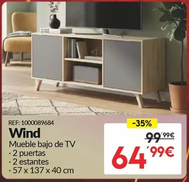 Wind Mueble Bajo De Tv