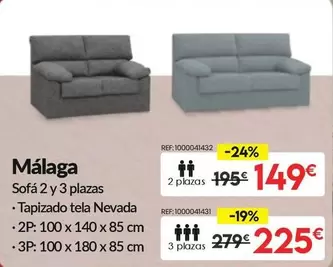 Málaga Sofa 2 Y 3 Plazas