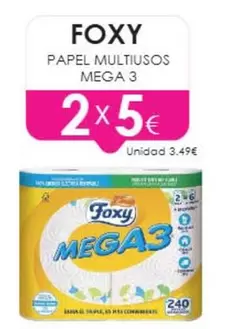 Foxy - Papel Multiusos Mega 3