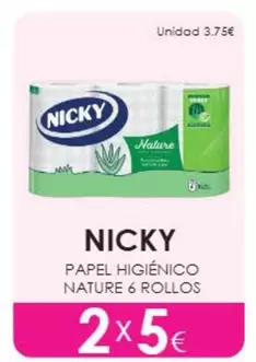 Nicky - Papel Higiénico Nature 