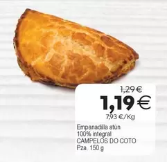 Campelos Do Coto - Empanadilla Atun 100% Integral