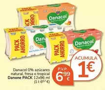 Danone - Danacol 0 % Azucares Natural
