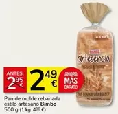 Bimbo - Pan De Molde Rebanada Estilo Artesano