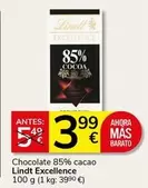 Lindt - Excellence Chocolate 85% Cacao
