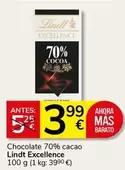 Lindt - Excellence Chocolate 70% Cacao