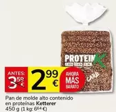 Ketterer - Pan De Molde Alto Contenido En Proteínas
