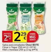 Chovi - Bote Salsa Para Ensaladas Cesar O Yogur/Miel Y Mostaza