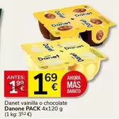 Danone - Danet Vainilla O Chocolate