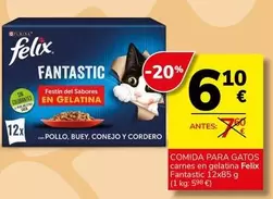 Purina - Feliox Comida Para Gatos Carnes En Gelatina Fantastic