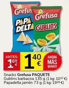 Grefusa - Snacks Paquete