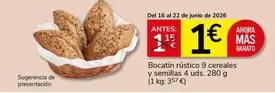 Bocatin Rustico 9 Cereales Y Semillas