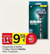 Gillette - Maquineta D'Afaitar 3 Fulles Mach3