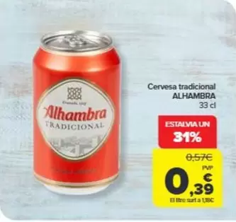 Alhambra - Cervesa Tradicional