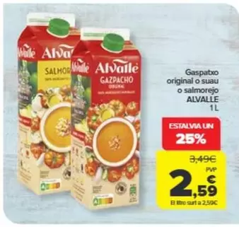 Alvalle - Gaspatxo Original O Suau O Salmorejo
