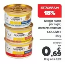 Gourmet - Menjar Humit Per A Gat