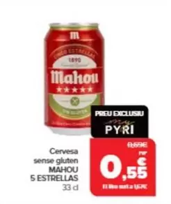 Mahou - Cervesa Sin Gluten