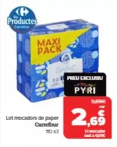 Carrefour - Lot Mocadors De Paper