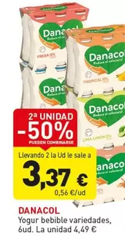 Danone - Danacol Yogur Bebible