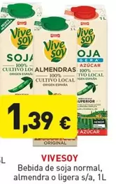 Pascual - Vivesoy Bebida De Soja Normal, Almendra O Ligera S/A