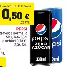 pepsi - Refresco Normal O Max