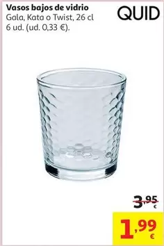 Pack 6 Vasos 26cl Bajos Gala Quid