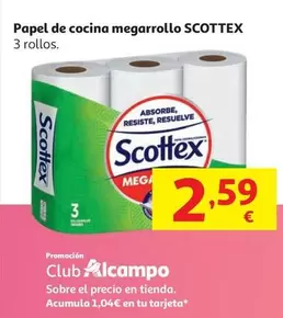 Scottex - Papel De Cocina Megarrollo