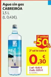 AGUA MINERAL CABREIROA 1,5 L