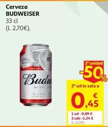 Budweiser - Cerveza