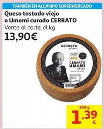 Queso Umami Curado Cerrato Mitad
