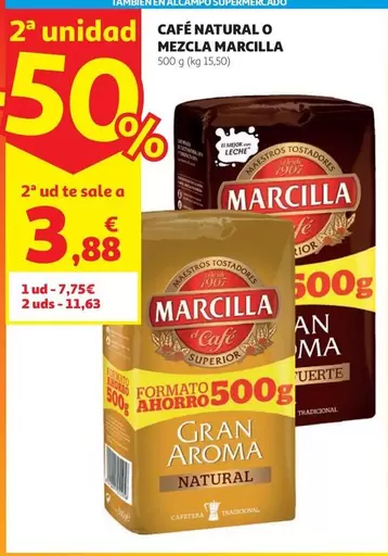 Cafe Molido Natural Marcilla 500 G