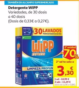 Detergente Wipp Polvo 30ds