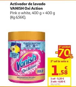 Activador De Lavado Oxi Pink Vanish Advance 400 G