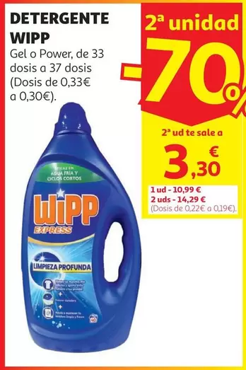 Detergente Wipp Polvo 30ds