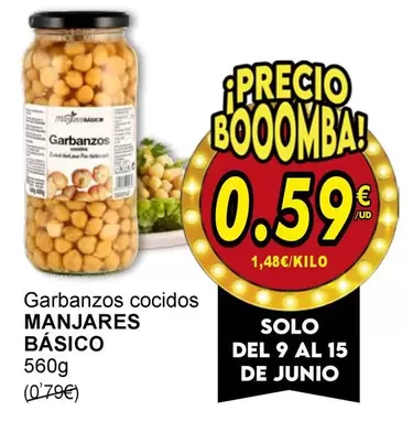 Manjares - Garbanzos Cocidos