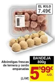Albondigas Frescas De Ternera Y Cerdo Empanadas