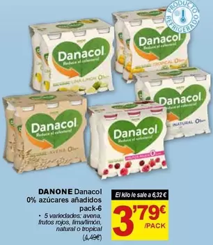 Danone - Danacol 0% azúcares añadidos