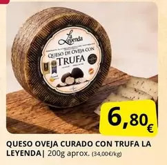 Leyenda - Queso Oveja Curado Con Trufa