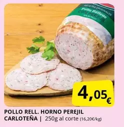 Pollo Rell. Horno Perejil Carloteña
