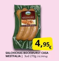 casa wesfalia - Salchichas Bockwurst
