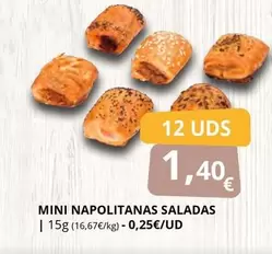 Mini Napolitanas Saladas