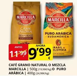 Marcilla - Café Grano Natural O Mezcla