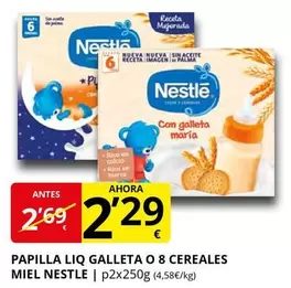 Nestlé - Papilla Liq O 8 Cereales