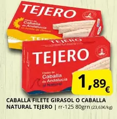 Tejero - Caballa Filete Girasol O Caballa Natural