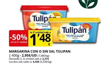 Tulipán - Margarina Con O Sin Sal