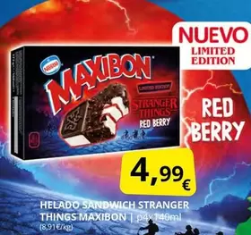Maxibon - Helado Sandwich Stranger Things